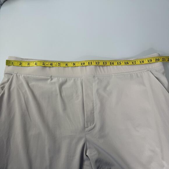 Athleta Pants Womens 22 Beige Pull-On Ankle Tapered Stretch Back Welt Pockets - Picture 11 of 15